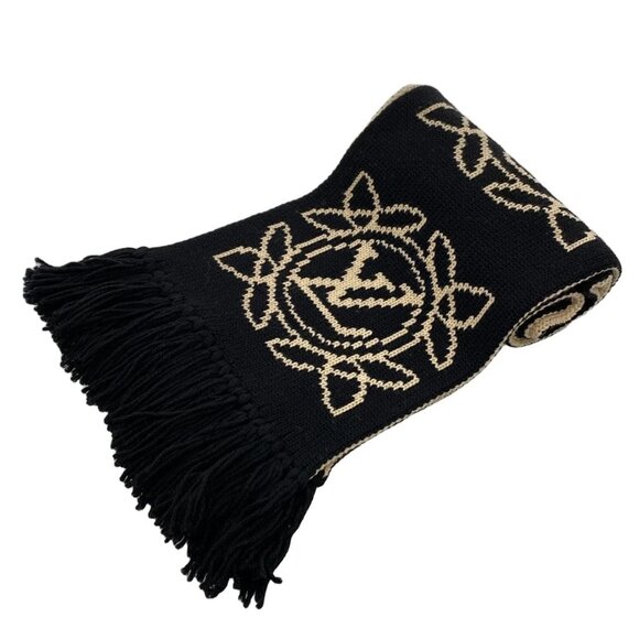 LOUIS VUITTON early-morning Black Beige - Scarf Wool 413-051925 - Picture 1 of 5